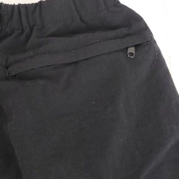 Roundtree & Yorke Black Adjustable Swim Trunks shorts Medium cargo belt - Picture 6 of 8